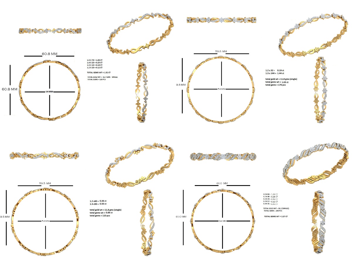 19-bangles-3dm-stl-render-4view-and-detail-images-collection