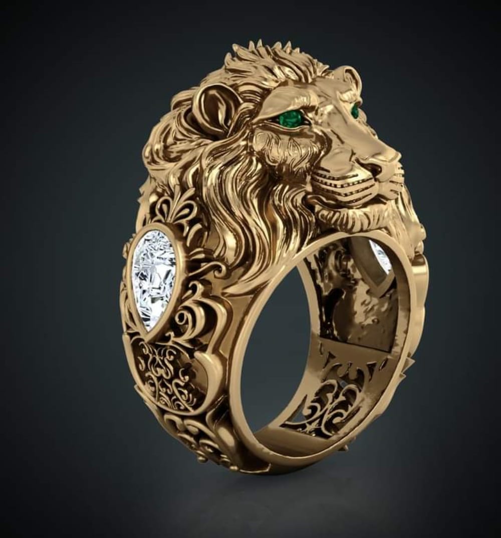 loin-face-ring-stl-file