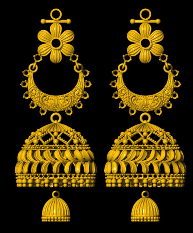 south-indian-jhumka-stl-file
