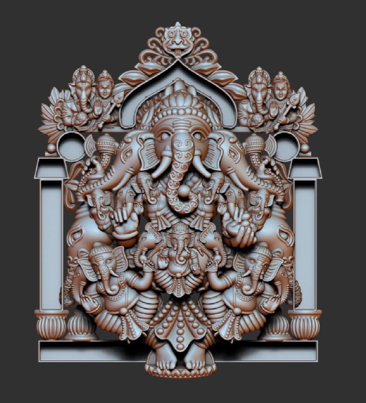 ganesh-kundan-locket-3dm-cad-file