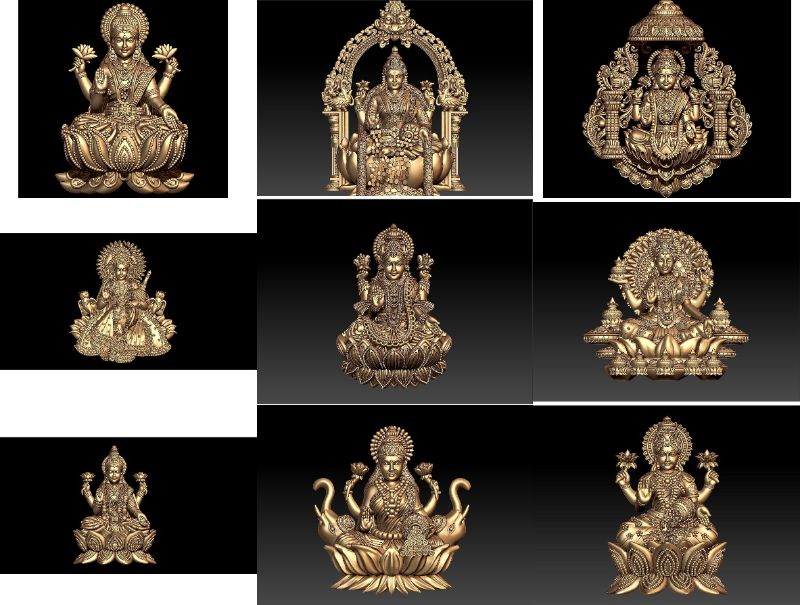 52-laxmi-murti-stl-file