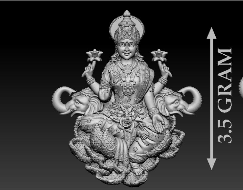 laxmi-mata-3d-print-model-paper-casting-24
