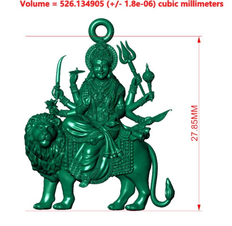 durga-mata-pendent