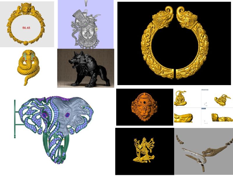 10-murti-pendants-3dm-file