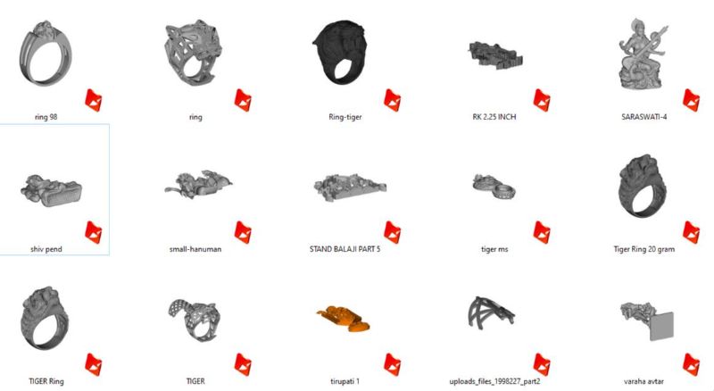 69-mix-murti-and-rings-stl-files