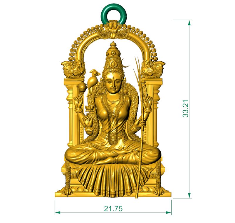 minakshi-devi-pendent