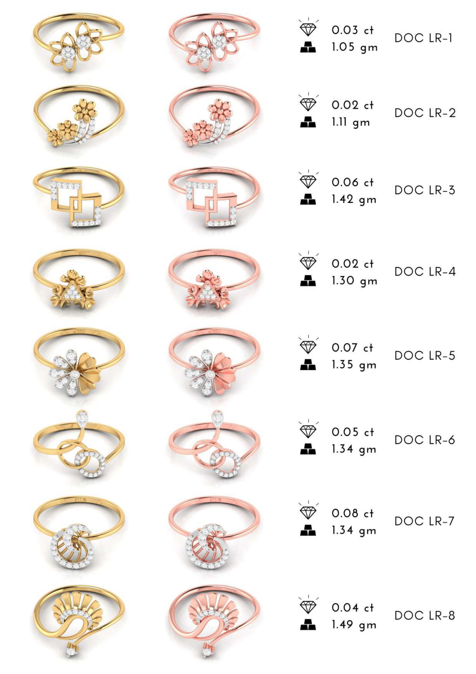 150-ladies-rings-3dm-stl-collection