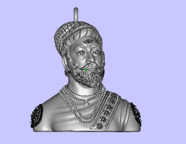 shivaji-pendant-stl-file