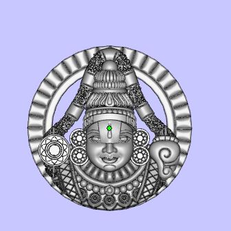 thirupathi-balaji-pendent-stl-file