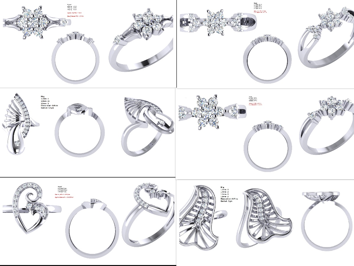 77-ladies-rings-stl-collection